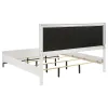 Coaster Fine Furniture 224861KE Sonora - Eastern King Upholstered Panel Bed - White