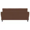 Coaster Fine Furniture 552101 Selma - Velvet Upholstered Crescent Arm Sofa - Rust