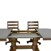 Intercon CL-TA-4296-WCT-C Colonial Oak - Trestle Table - Weathered Chestnut