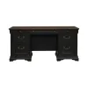 Liberty Furniture 532-HO-JED Meritage - Jr Executive Desk - Aged Charcoal