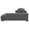Coaster Fine Furniture 509965B1 Octavia - LAF Sofa With Pillow, Box 1 of 2 - Charcoal Gray