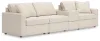 Ashley Furniture 92103S29 Ashley Furniture 92103S29 Modmax - 4-Piece Sectional With Storage Console - Oyster