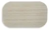 Ashley Furniture P711-701 Kimora - Rectangular Cocktail Table - Beige / Dark Brown