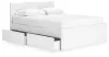 Ashley Furniture EB9630B16 Ashley Furniture EB9630B16 Onita - Queen Panel Platform Bed With 2 Side Storage - White