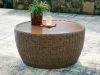 Ashley Furniture PCP503-708 Double Point - Round Cocktail Table - Beige