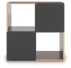 Ashley Furniture EA1055-2X2 Ashley Furniture EA1055-2X2 Glosmount - Four Cube Organizer - Cherry / Light Brown