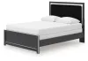 Ashley Furniture PCB3380B6 Ashley Furniture PCB3380B6 Zuraleus - Queen Upholstered Panel Bed - Black