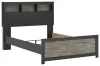 Ashley Furniture PCB1118B13 Ashley Furniture PCB1118B13 Broachmyn - Full Bookcase Bed - Black / Gray
