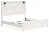Ashley Furniture B1190B9 Ashley Furniture B1190B9 Gerridan - King Panel Bed With Sconces - White