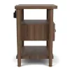 Riverside Furniture 43468 Delia - Accent Nightstand - Nouveau Walnut