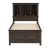 Liberty Furniture 759-YBR-TBB Liberty Furniture 759-YBR-TBB Thornwood Hills - Twin Bookcase Bed - Rock Beaten Brown