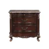 New Classic B532-040 Constantine - Nightstand With Marble Top - Cherry
