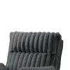 New Classic U5482-18-BLK Embrace - Swivel Accent Chair - Charcoal