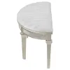 Coaster Fine Furniture 223396 Evangeline - Curved Fabric Upholstered Bench - Silver Oak