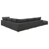 CoasterEssence 551324-SET Serene - 6 Piece Upholstered Modular Sectional Sofa - Charcoal