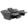 CoasterEveryday 650354 Conrad - Upholstered Padded Arm Motion Sofa - Gray
