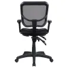 CoasterEssence 800019 Rollo - Upholstered Adjustable Ergonomic Office Chair - Black