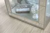 Furniture of America CM-CR150-PK Carrollton - Curio Cabinet - Pearl Silver