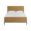 Intercon NP-BR-5464Q-NTO-C Newport - Queen Bed - Natural Oak