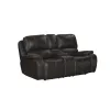New Classic U093-25-CHG New Classic U093-25-CHG Brookings - Console Loveseat With Dual Recliners - Charcoal