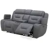 Liberty Furniture 7019BG-22P Chapman - Loveseat With Console P2 & ZG - Aline Blue Gray