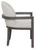 Pulaski Furniture P402275 Anderson Park - Upholstered Host Chair - Moose Trail / Frontier Brown