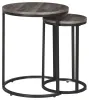 Ashley Furniture A4000231 Briarsboro - Accent Table Set (Set of 2) - Black / Gray