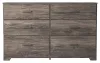 Ashley Furniture B2587-31 Ralinksi - Six Drawer Dresser - Gray