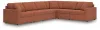 Ashley Furniture 92102S63 Ashley Furniture 92102S63 Modmax - 6-Piece Sectional With Laf Corner Chair And Raf Corner Chair - Spice