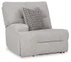 Ashley Furniture 93605S10 Ashley Furniture 93605S10 Acklen Place - 3-Piece Power Reclining Sectional With Storage Console - Pewter