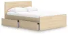 Ashley Furniture EB9632B17 Ashley Furniture EB9632B17 Onita - Full Panel Platform Bed With 2 Side Storage - Natural