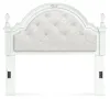 Ashley Furniture PCB1819-187 Kozlani - Full Upholstered Panel Headboard - White