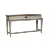 Liberty Furniture 824-OT6836 Heartland - Console Bar Table - Antique White / Tobacco Tops