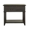 Liberty Furniture 792-OT1020 Mill Creek - Drawer End Table - Peppercorn