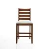 New Classic D1652B-22 New Classic D1652B-22 Pascal - Ladderback Counter Chair (Set of 2) - Walnut