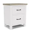 Riverside Furniture 37299 Cora - 2 Drawer Nightstand - White