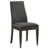 CoasterEssence 115272 Wes - Upholstered Dining Side Chair (Set of 2) - Dark Walnut