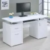 CoasterEveryday 800108 Tracy - 2-Drawer Office Computer Desk - White