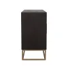 CoasterElevations 953466 Zara - 2-Door Wood Accent Storage Cabinet - Black Walnut