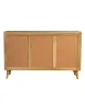 CoasterEssence 953460 Alyssum - 3-Door Mango Wood Accent Cabinet - Natural