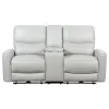 Coaster Fine Furniture 610262P Greenfield - Upholstered Power Reclining Loveseat - Ivory
