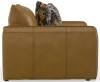 Jackson Furniture Industries 240601-1273/16-3073/16 Corvara - Top Grain Italian Leather Match Chair & 1/2 - Caramel