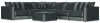 Jackson Furniture Industries 2245/37/31/59/36/12-35 Jackson Furniture Industries 2245/37/31/59/36/12-35 Remington - 6 Piece Modular Sectional And 1 Included Cocktail Ottoman - Pine