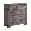 Intercon FG-BR-N4905M-STE-C Intercon FG-BR-N4905M-STE-C Forge - Media Chest - Brushed Steel
