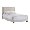 Intercon UB-BR-ZONFUL-FOG-C Zion - Upholstered Full Bed - Fog