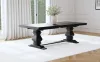 Coaster Fine Furniture 115531 Florence - Extension Dining Table - Distressed Black