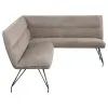 Coaster Fine Furniture 108496 Dodson - Fabric Upholstered L-Shaped Nook Dining Bench - Taupe