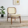 Coaster Fine Furniture 900621 Rayo - Rattan Cane Back Accent Chair With Padded Seat - Camel
