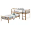 Coaster Fine Furniture 461171 Dakota - Wood Twin Over Twin Bunk Bed - Natural