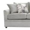 New Classic U1270-30-LGR New Classic U1270-30-LGR Sylvie - Sofa With 4 Accent Pillows - Lush Silver Gray